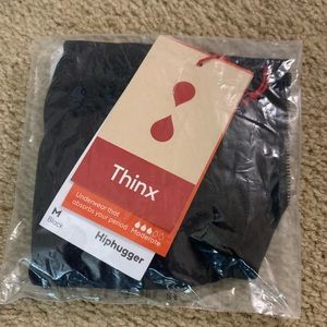 Thinx Hiphugger Underwear for Bladder Leak/Period Protection NWT Size M